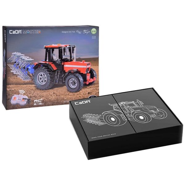 Jokomisiada Duży Zestaw klocków 1675-ele 1:17 Traktor + pług Zdalnie sterowany ZA5251