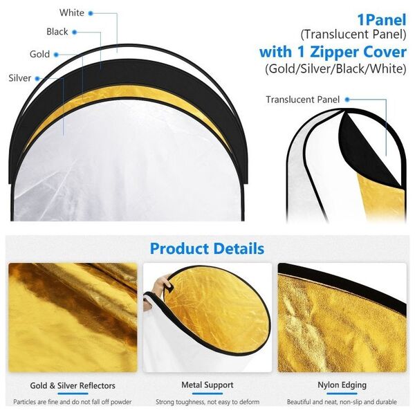 Neewer Neewer 5in1 Reflector 100x150cm 14239065 1007155694