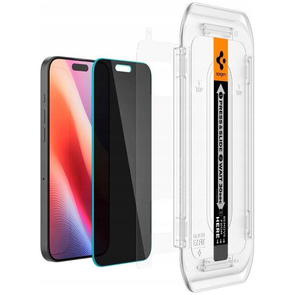 Spigen Spigen Glass tR EZ Fit HD (Privacy) 1 Pack, transparency - iPhone 16 Pro