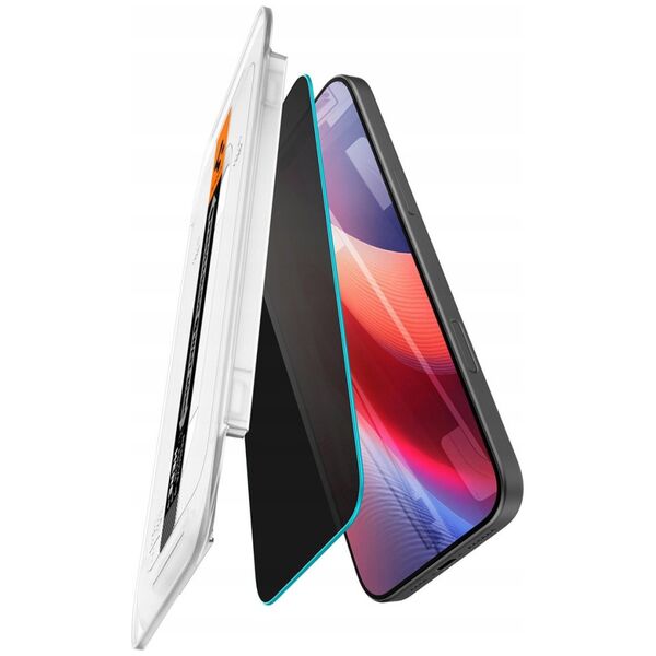 Spigen Spigen Glass tR EZ Fit HD (Privacy) 1 Pack, transparency - iPhone 16 Pro
