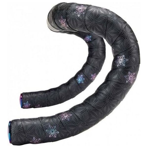 Supacaz SUPACAZ Super Sticky Kush - Galaxy - Oil Slick Stars + Oil Slick Plugs vairo juosta su kištukais 14395733 6609023917902