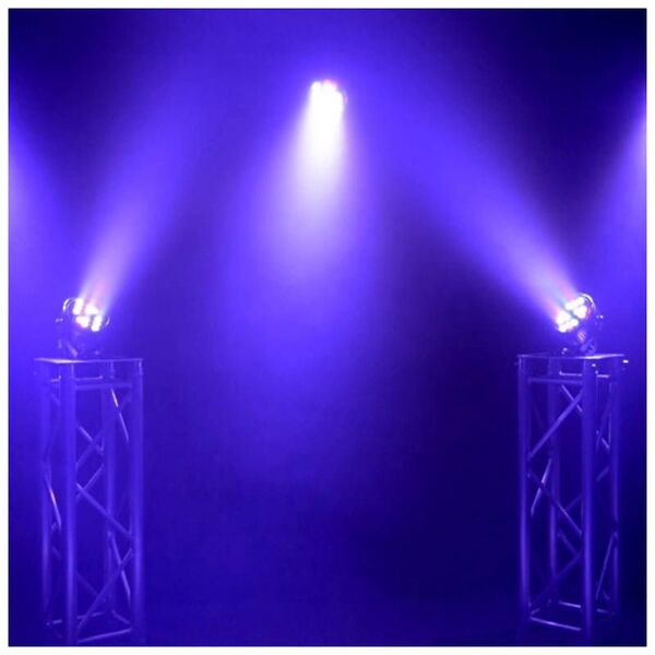 LIGHT4ME LIGHT4ME BLACK PAR 30x3W RGBA-UV LED reflektor sceniczny estradowy