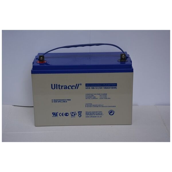 Akumuliatorius (GEL) ULTRACELL 100Ah 12V F10 VRLA