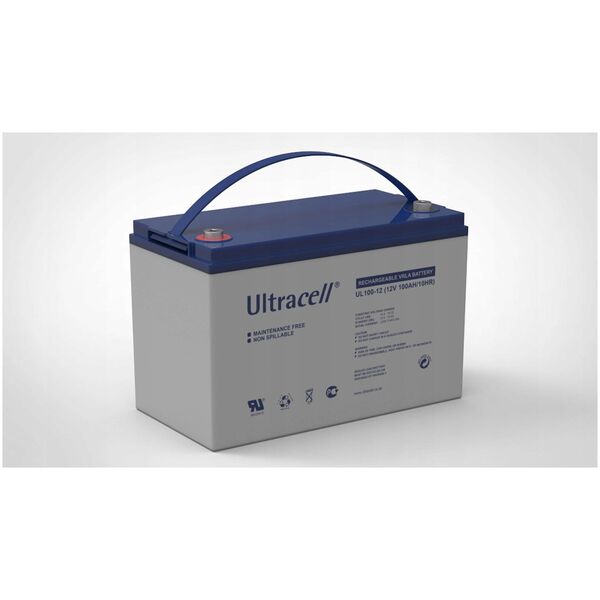 Akumuliatorius (GEL) ULTRACELL 100Ah 12V F10 VRLA