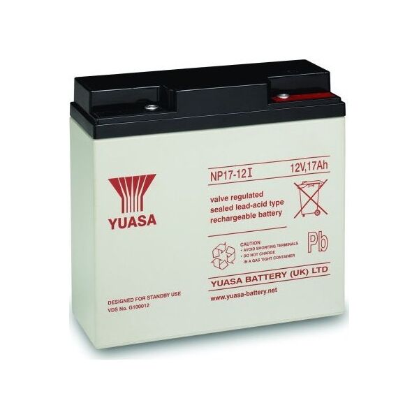 Akumuliatorius (AGM) YUASA 17Ah 12V M5 VRLA (pakuotėje 4)