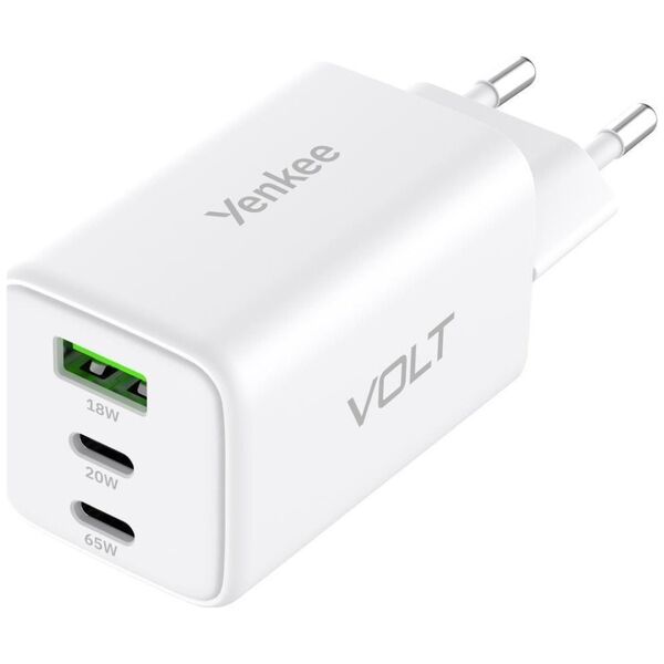 Yenkee VOLT Charger 3xUSB / 65W -YAC G65