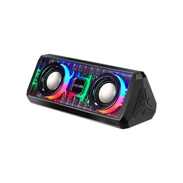 Permatoma bluetooth kolonėlė STREETZ su TWS ir LED šviesos efektais, 10W / 6612079 / S320-BLK