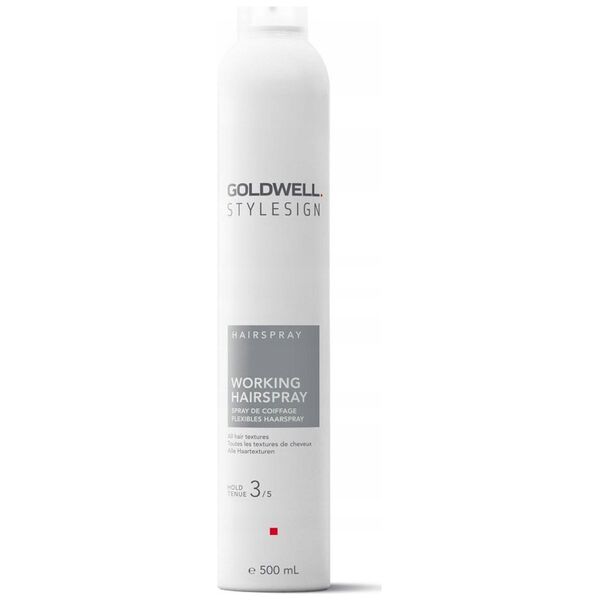 Goldwell Stylesign Working Hairspray - plaukų lakas, lankstus fiksavimas, 500ml