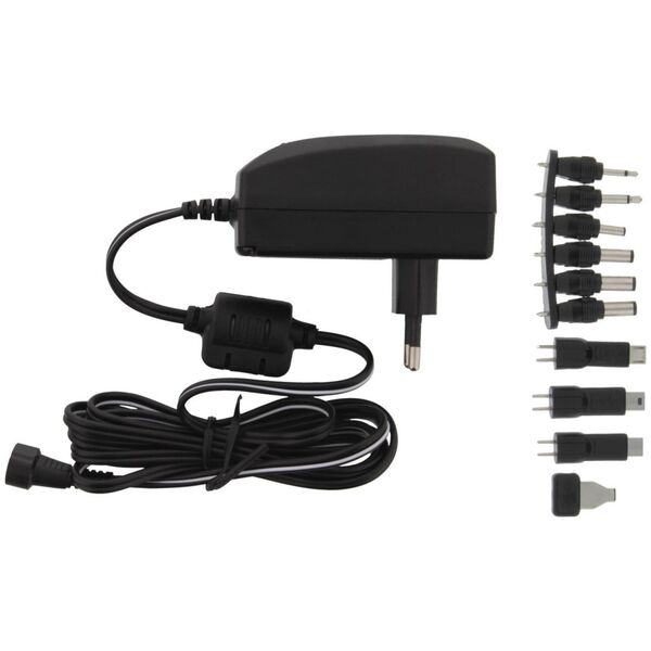 AC/DC adapteris NORDIC QUALITY, 3-12V, 6.7-27W, 2250mAh / MW3IP25GS / 222992