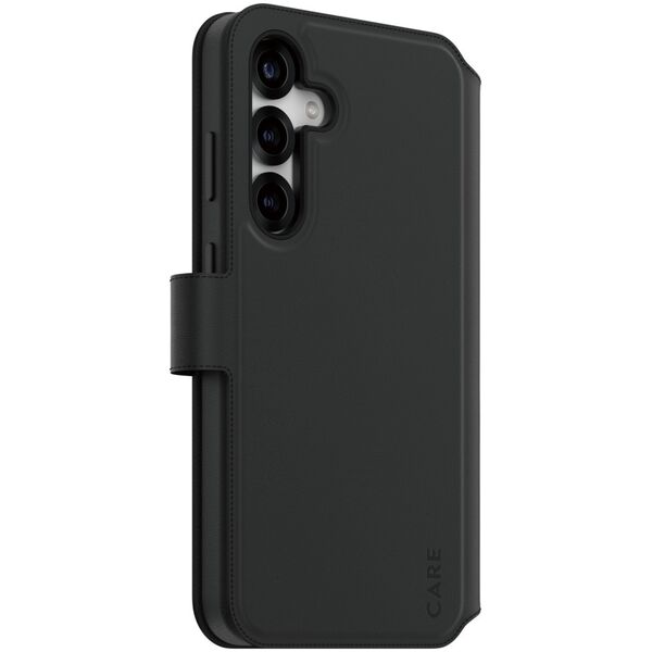 CARE by PanzerGlass Feature Case Tango Two-in-One Wallet Qi Compatible Samsung Galaxy S25 Plus, Black