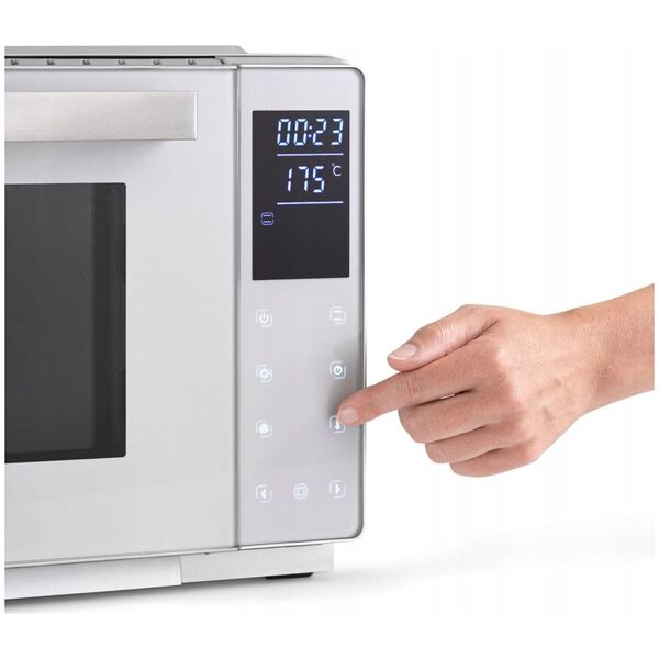 Caso | Compact orkaitė | Bake & Style 26 Touch | Easy Clean | Compact | 1500 W | Sidabrinis