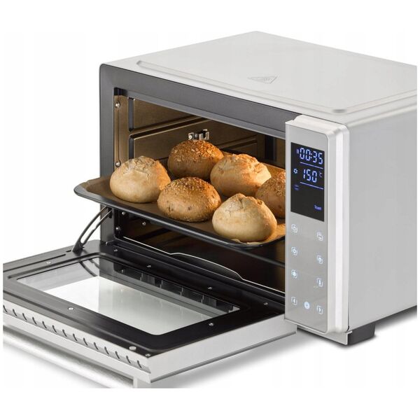 Caso | Compact orkaitė | Bake & Style 26 Touch | Easy Clean | Compact | 1500 W | Sidabrinis