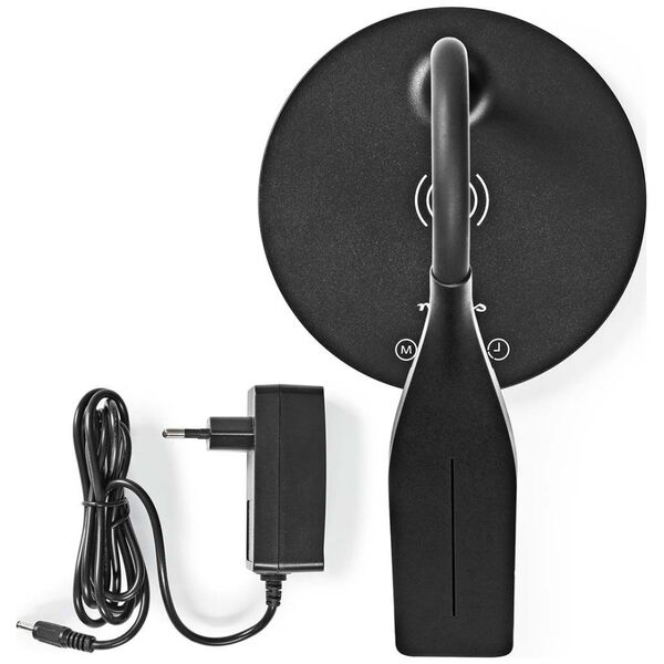 Nedis LTLGQ4M2BK lampa stołowa 5,5 W LED G Czarny