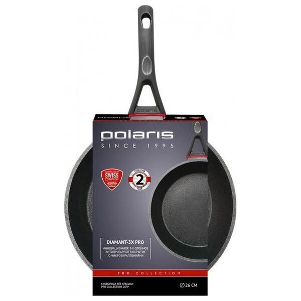 Polaris Τηγάνι Polaris PRO συλλογή-26FP σφυρήλατο αλουμίνιο, 26 cm 13976513 5055539147011