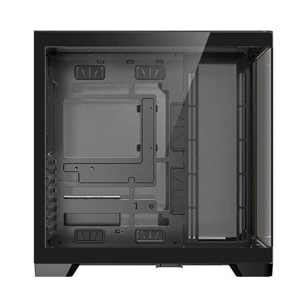 Antec C8 Curve Wood, Full Tower, PC, Black, Transparent, Wood, ATX, ITX, Glass, Plastic, Steel, Wood, 17.5 cm