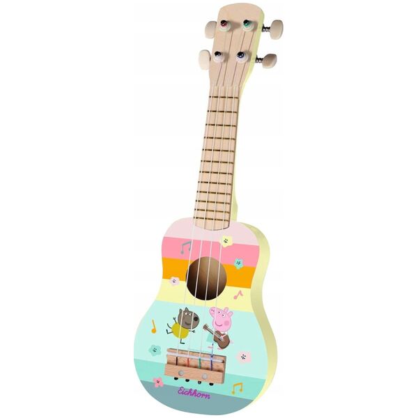 Eichhorn Børneguitar Peppa Pig Holz Ukulele 43cm