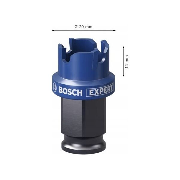 BOSCH TCT EXPERT SHEETMET HOLE SAW 20mm