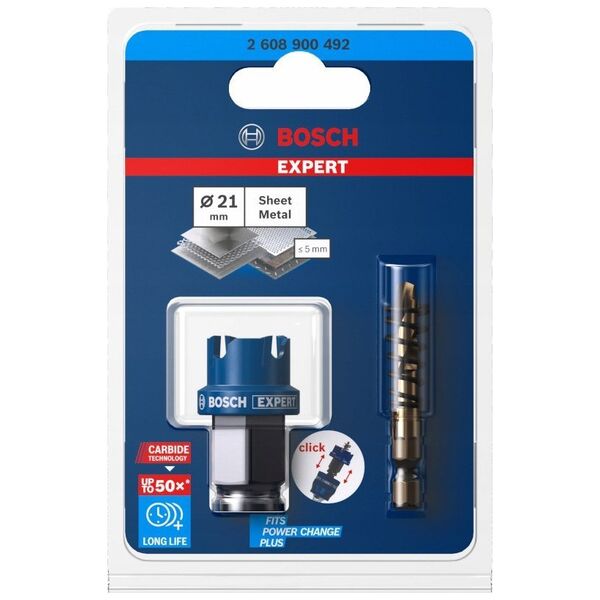 BOSCH TCT EXPERT SHEETMET HOLE SAW 20mm