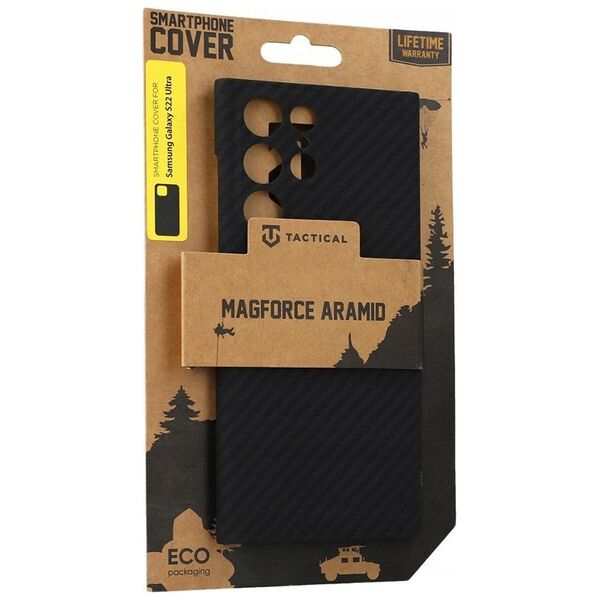 "MagForce Aramid Cover Galaxy S22 Ultra" Black