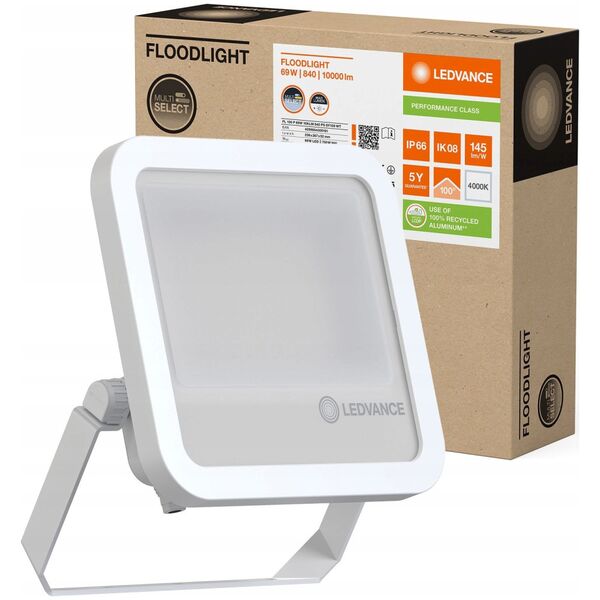 LED floodlight LEDVANCE FL GEN4, IP66, 53/69 W, 4000 K, 8000/10000 lm, white