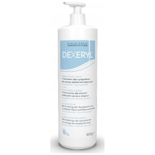 Ducray Dexeryl Emollient Kreminis Dry Skin 2x, 500g