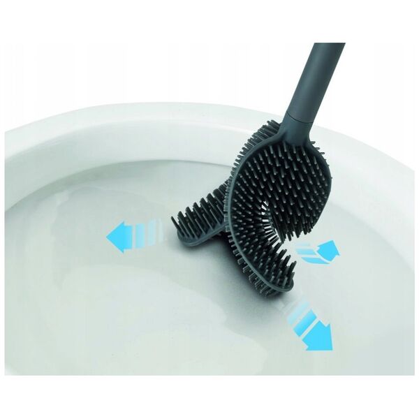 Joseph Joseph Joseph Joseph Flex 360 Toilet Brush  Stainless Steel