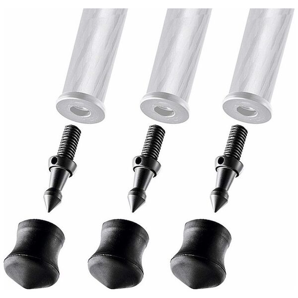 Manfrotto Gitzo κοντές καρφίτσες και λαστιχένια πόδια GSF30S 30mm 3τμχ 13927505 8024221665239