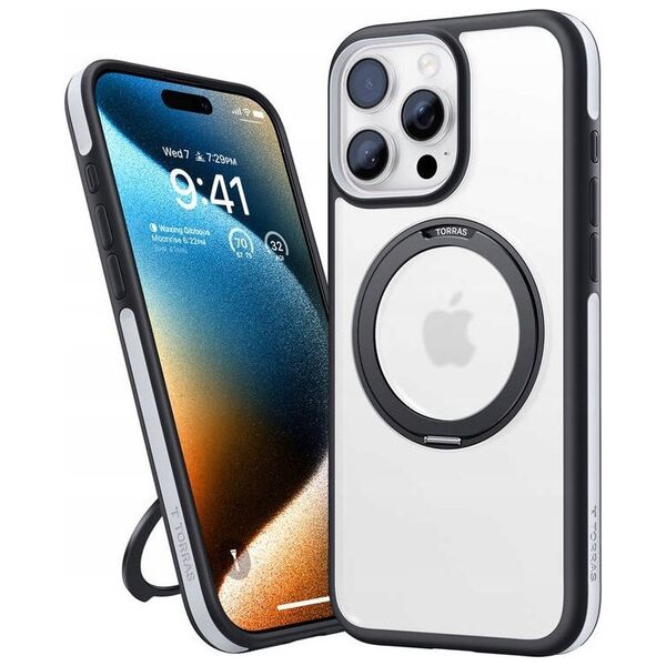 ML Etui Torras Ostand R Fusion dla iPhone 16 ProMax (Czarne)