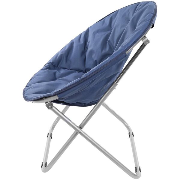 FOTEL CAMPINGOWY MOON 82x68x79CM GRANATOWY ENERO CAMP