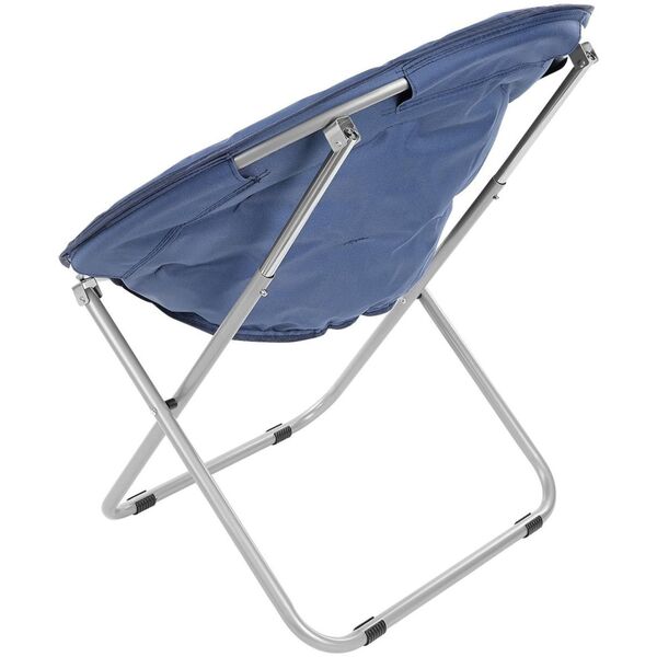 FOTEL CAMPINGOWY MOON 82x68x79CM GRANATOWY ENERO CAMP