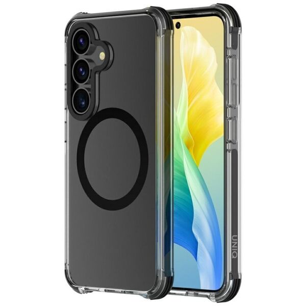 UNIQ Combat Case for Samsung Galaxy S25 Magclick Charging Black