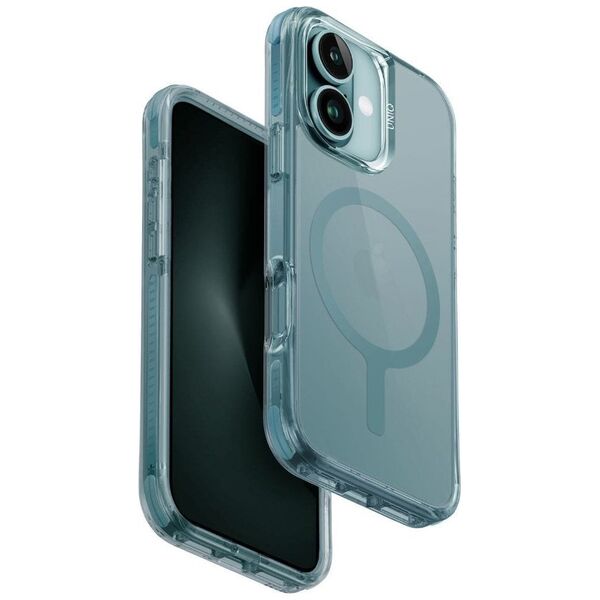 UNIQ Combat iPhone 16 6.1" case Magclick Charging green/teal green