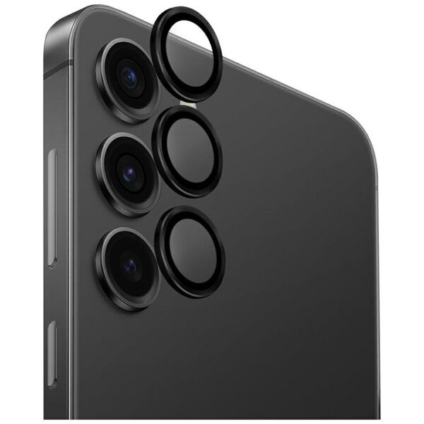 UNIQ Optix Aluminum Camera Lens for Samsung Galaxy S25+ Black