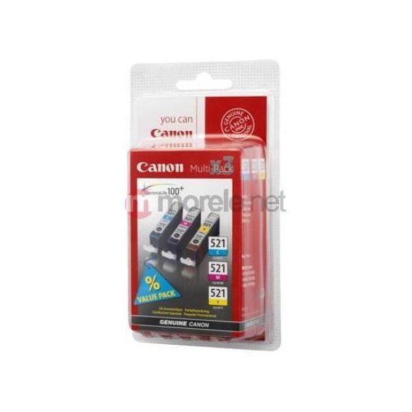 Tusz Canon zestaw tuszy CLI-521CMY (cyan, magenta, yellow)