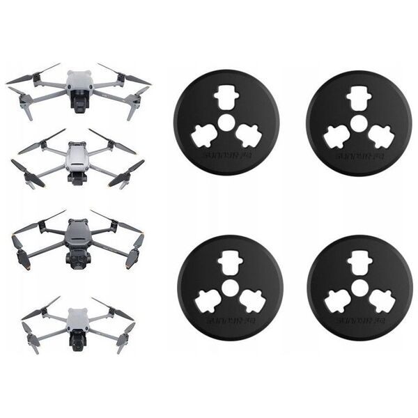 4x Osłona Pokrywka Zaślepka Zabezpieczenie do Silników DJI Air 3S / 3 / MAVIC 3 / MD912