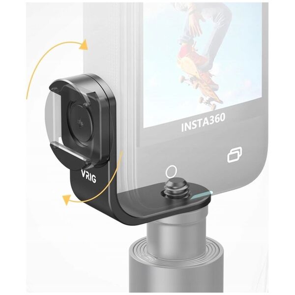 Adapter Uchwyt Mocowanie na 1/4'' Stopka ISO do Insta360 X4 X3 X 4 3 One X2 / AC 22
