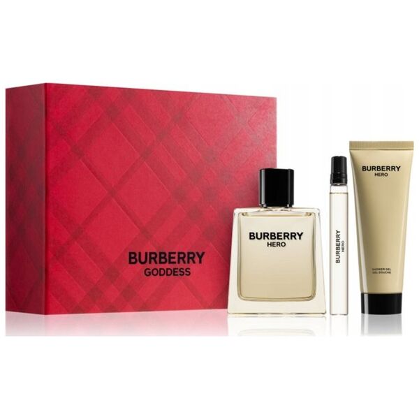 ZESTAW Burberry Hero EDT 100ml + SG 75ml + EDT 10ml