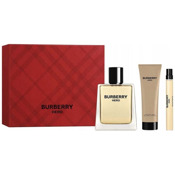 ZESTAW Burberry Hero EDT 100ml + SG 75ml + EDT 10ml
