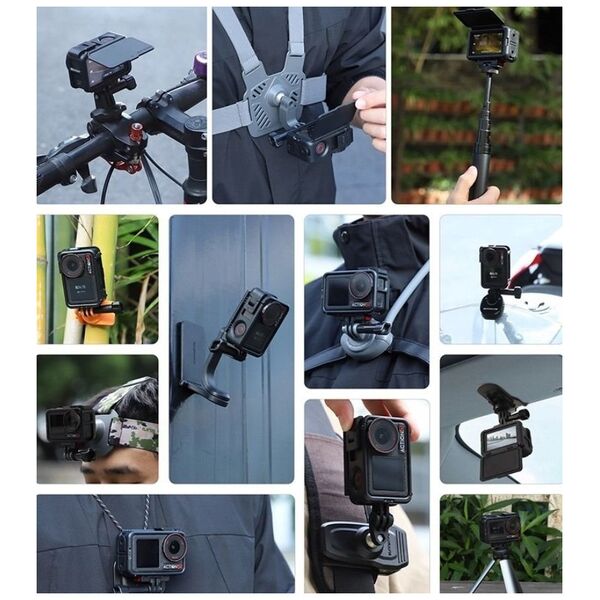 Ramka Montażowa Obudowa Frame Mount + Osłona do DJI OSMO Action 5 PRO / 4 / 3 / BK941