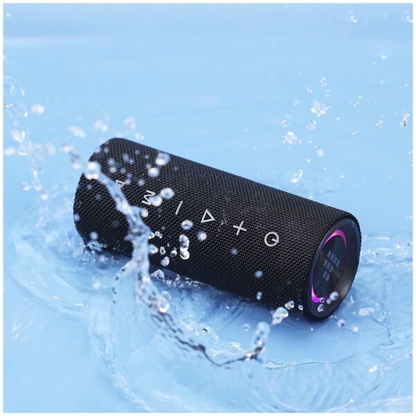 Głośnik przenośny Bluetooth Mirtune C2 24W + kable USB-C AUX - czarny Głośnik przenośny Bluetooth Mirtune C2 24W + kable USB-C AUX - czarny