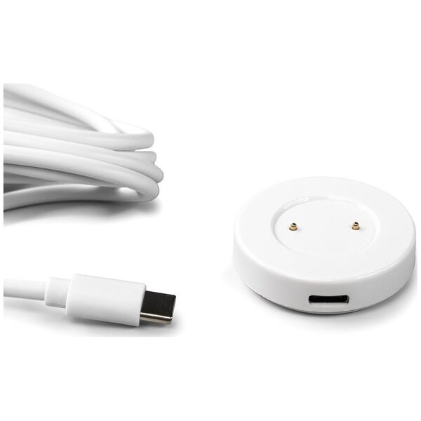 Ładowarka indukcyjna do smartwatchy Huawei magnetyczna USB-A 1m - biała Ładowarka indukcyjna do smartwatchy Huawei magnetyczna USB-A 1m - biała