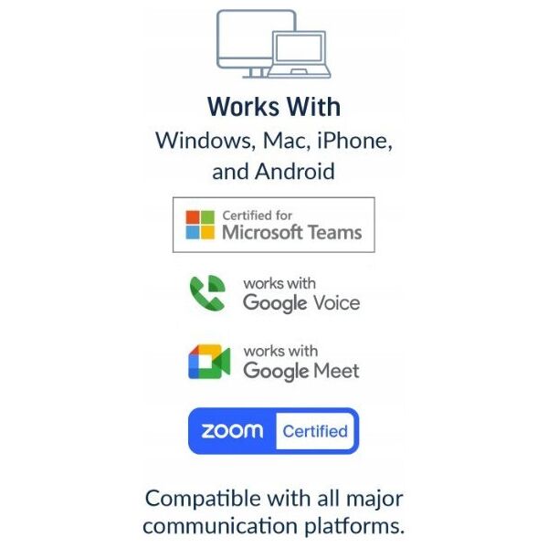 Słuchawki Poly Poly Savi 8445 OFFICE - Savi 8400 series - Headset - konvertierbar - DECT / Bluetooth - kabellos - Schwarz - Zertifiziert fur Microsoft Teams
