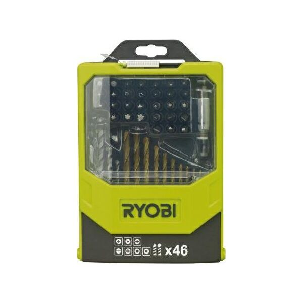 Zestaw narzędzi Ryobi RYOBI ZEST.WIERT.I KOŃC. 46szt. RAK46MIX RY5132002686 - 5132002686