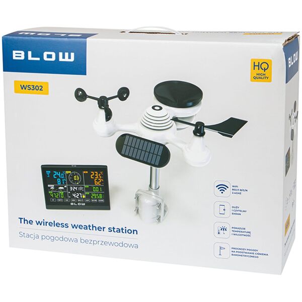 Blow 50-385# Stacja pogodowa bezprzewodowa blow ws302