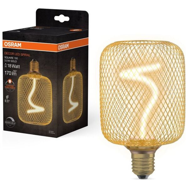 Osram LED LAMP E27 100 3.5W 1800K 230V DIM