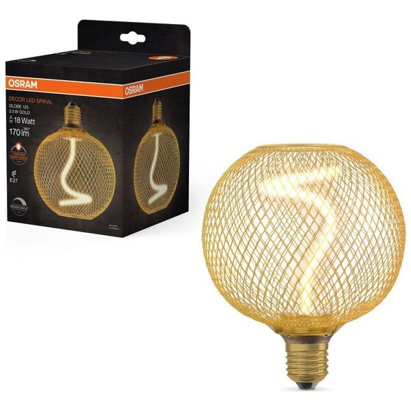 Osram LED LAMP E27 125 GD 3.5W 1800K 230V DIM