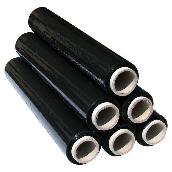 Folia stretch Blow 9525#                Folia stretch czarna 3,0kg 500mm szerokość-50cm. -grubośc-23um.