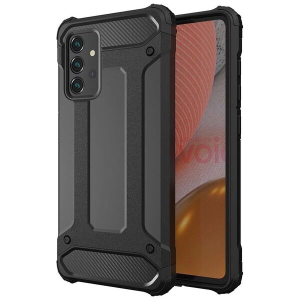 Pancerne hybrydowe etui Hybrid Armor pokrowiec na Samsung Galaxy A36 - czarne