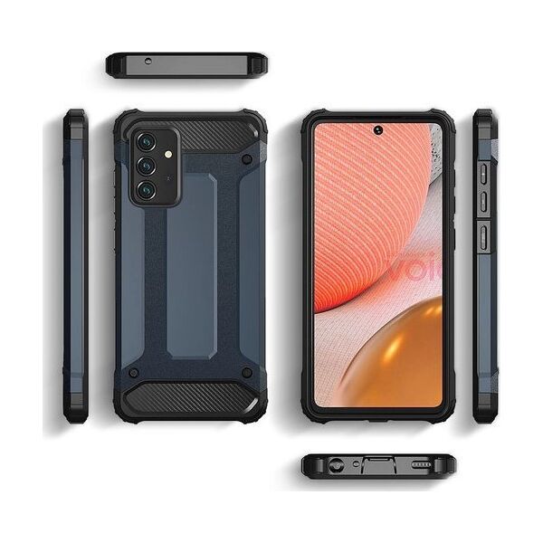 Pancerne hybrydowe etui Hybrid Armor pokrowiec na Samsung Galaxy A26 - niebieskie