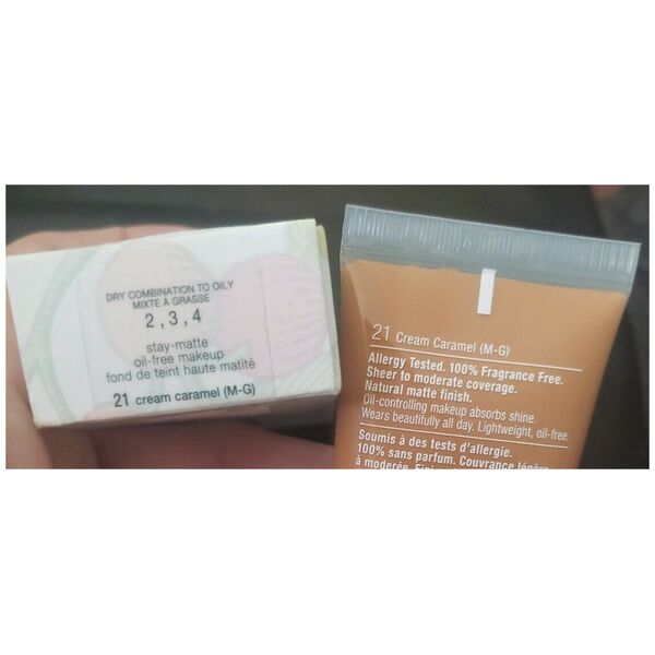 Clinique Clinique, Stay-Matte Makeup, Oil-free, Liquid Foundation, 21, Cream Caramel, 30 ml για γυναίκες 13078425 20714552602